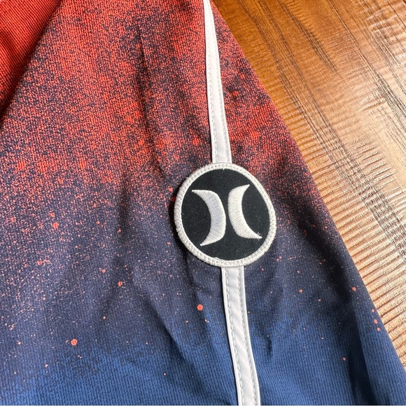 Hurley Men’s Phantom Hyperweave Boardshorts Orange & Navy Size 36 - Picture 6 of 11